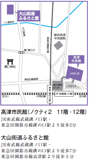 高津市民館
大山街道ふるさと館